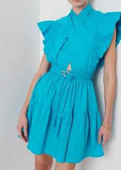 Women Derek Lam Dresses & Skirts<Finn Ruffle Wrap Dress
