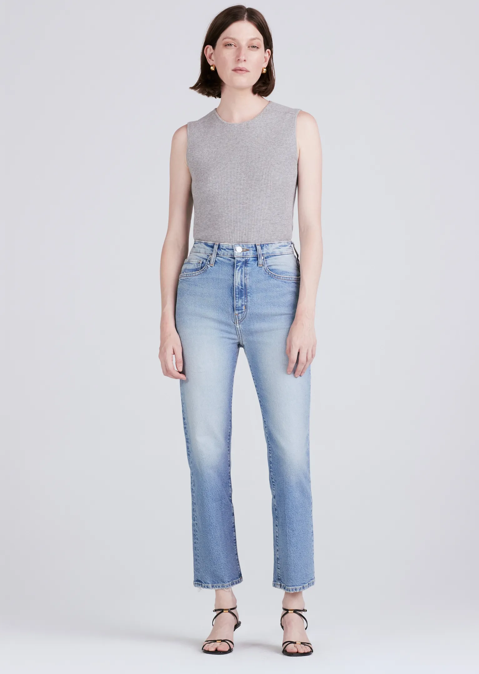 Women Derek Lam Denim<Frankie High Rise Ankle Straight Jeans