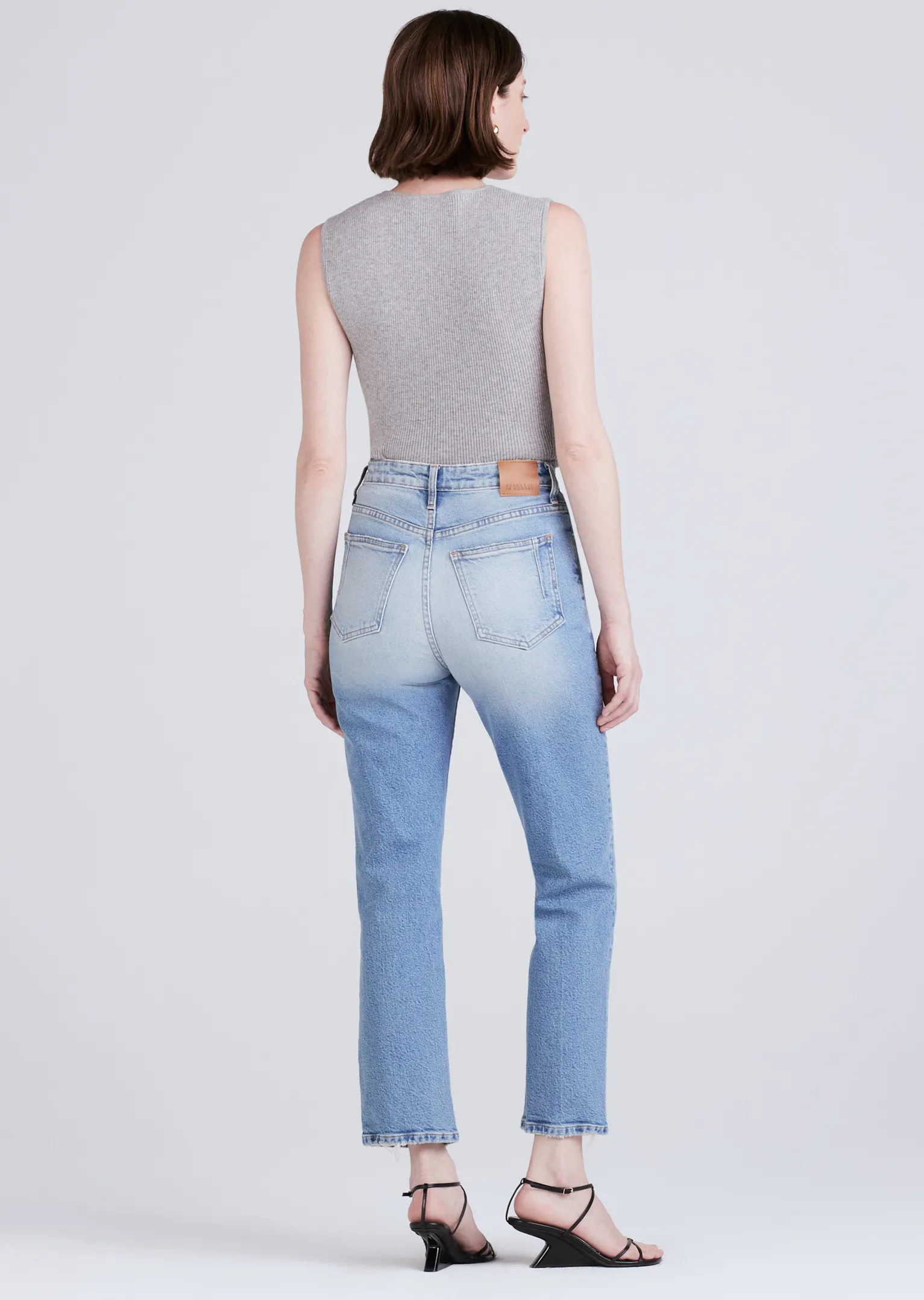 Women Derek Lam Denim<Frankie High Rise Ankle Straight Jeans