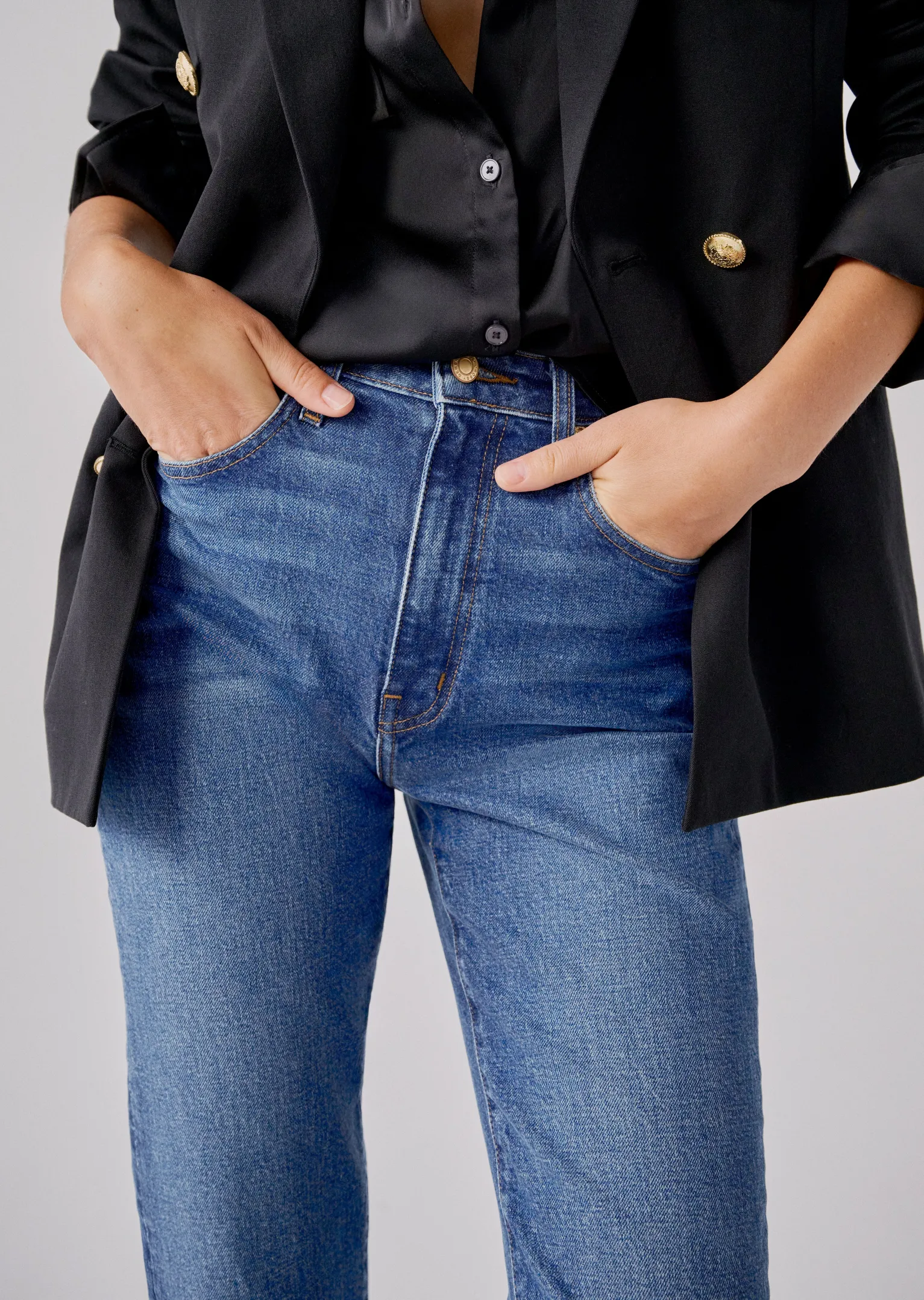 Women Derek Lam Denim<Frankie High Rise Straight Jeans