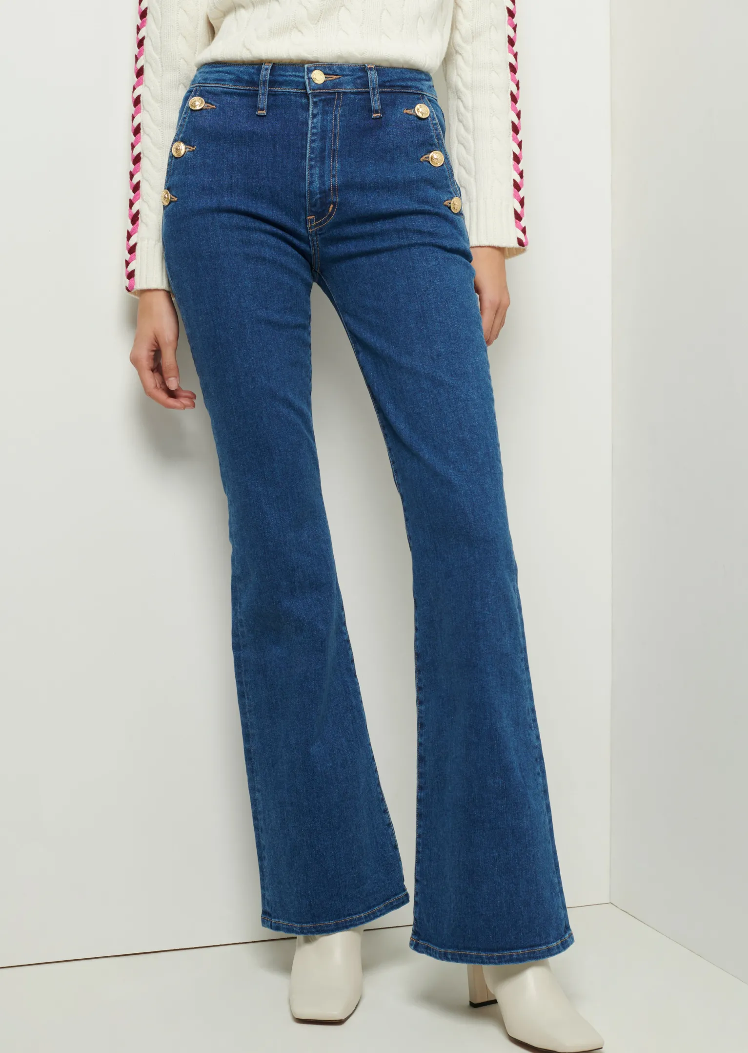 Women Derek Lam Pants & Shorts<Goldie High Rise Flare Jeans