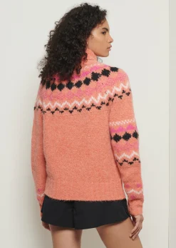 Women Derek Lam Sweaters<Grammer Fair Isle Turtleneck