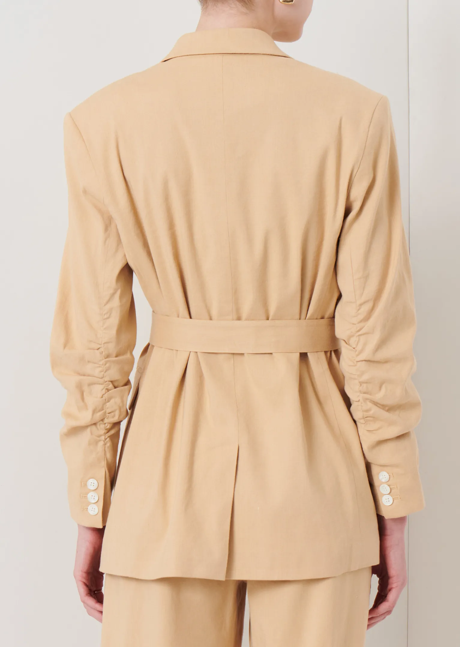 Women Derek Lam Jackets & Coats<Harrison Gathered Sleeve Blazer