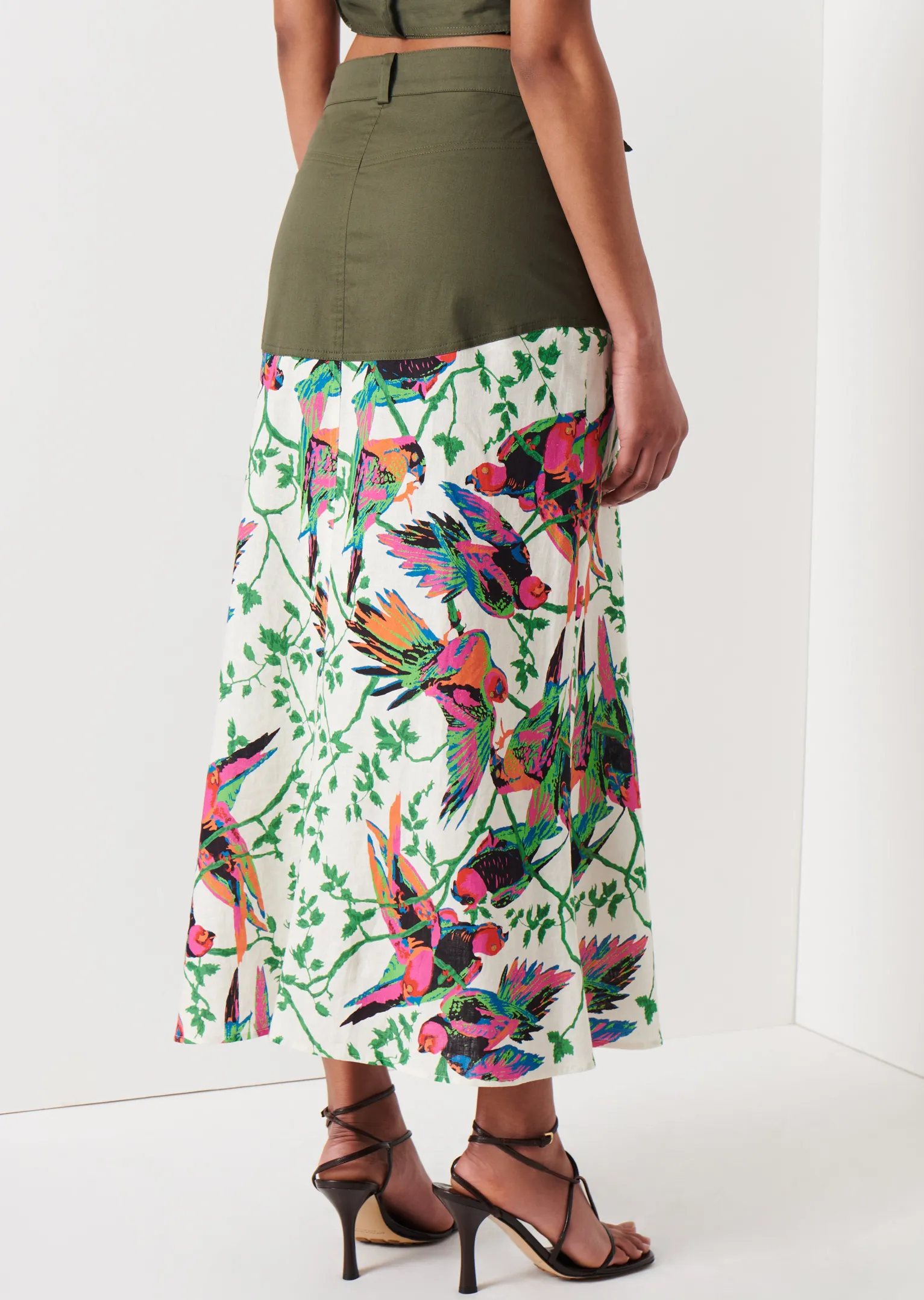 Women Derek Lam Dresses & Skirts<Ingrid Mixed Media Skirt