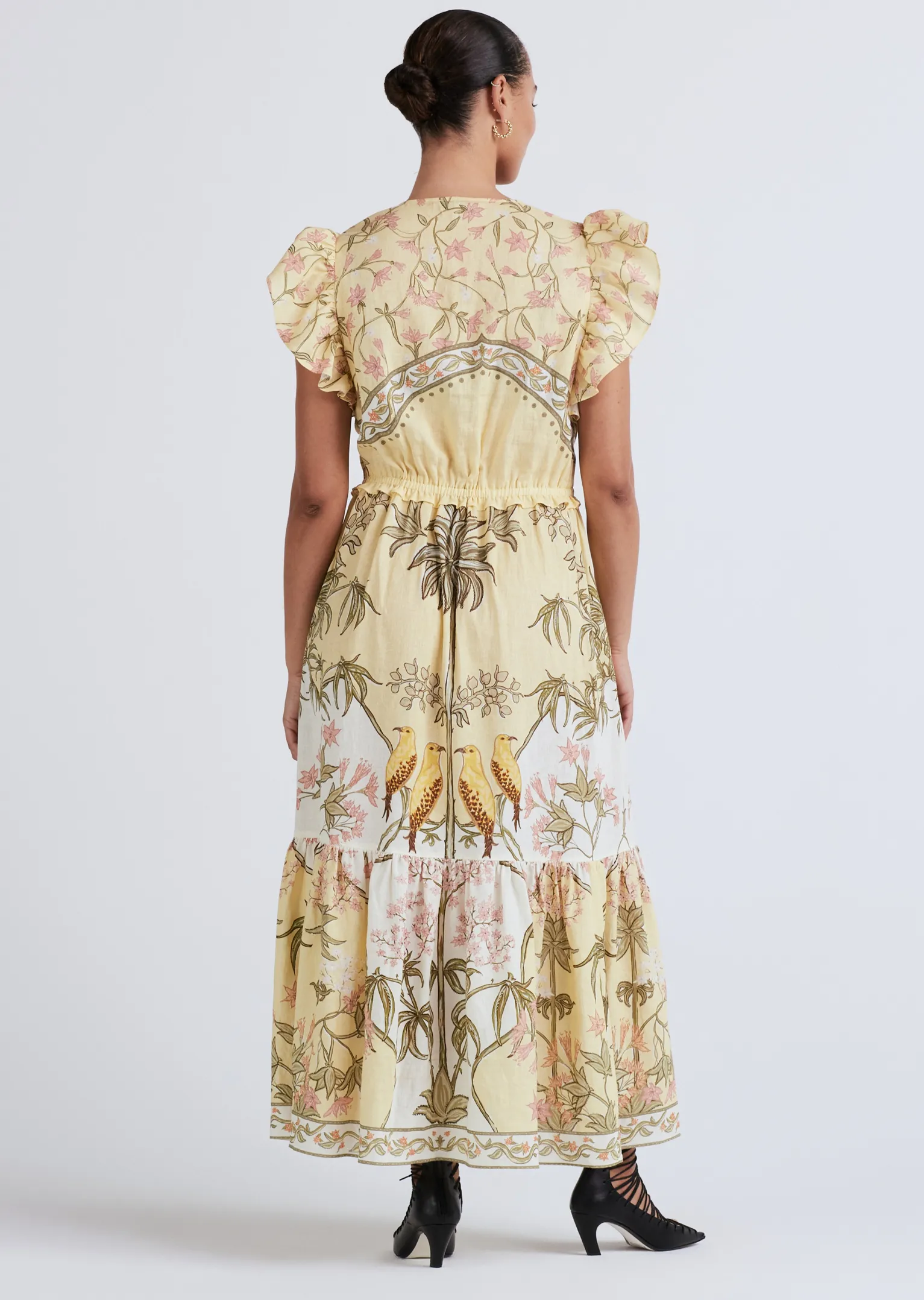 Women Derek Lam Dresses & Skirts<Isadora V-Neck Ruffle Dress
