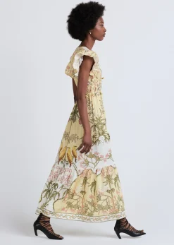 Women Derek Lam Dresses & Skirts<Isadora V-Neck Ruffle Dress