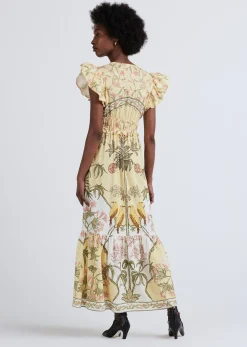 Women Derek Lam Dresses & Skirts<Isadora V-Neck Ruffle Dress
