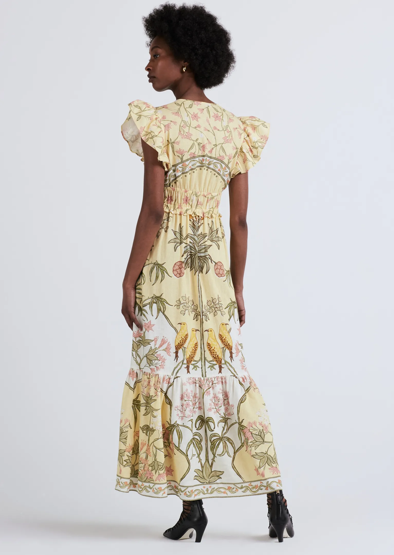 Women Derek Lam Dresses & Skirts<Isadora V-Neck Ruffle Dress