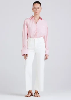 Women Derek Lam Pants & Shorts<Isla Cropped High Rise Wide Leg Jeans