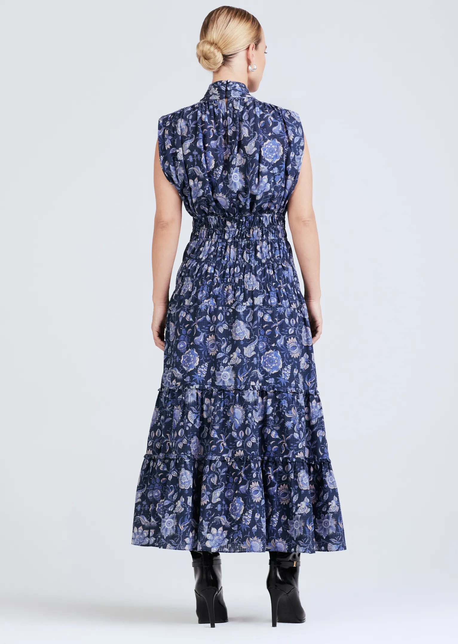 Women Derek Lam Dresses & Skirts<Junia Rouched Sleeveless Midi Dress