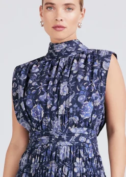 Women Derek Lam Dresses & Skirts<Junia Rouched Sleeveless Midi Dress