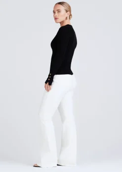 Women Derek Lam Sweaters<Kassandra Ribbed Mock Neck Sweater