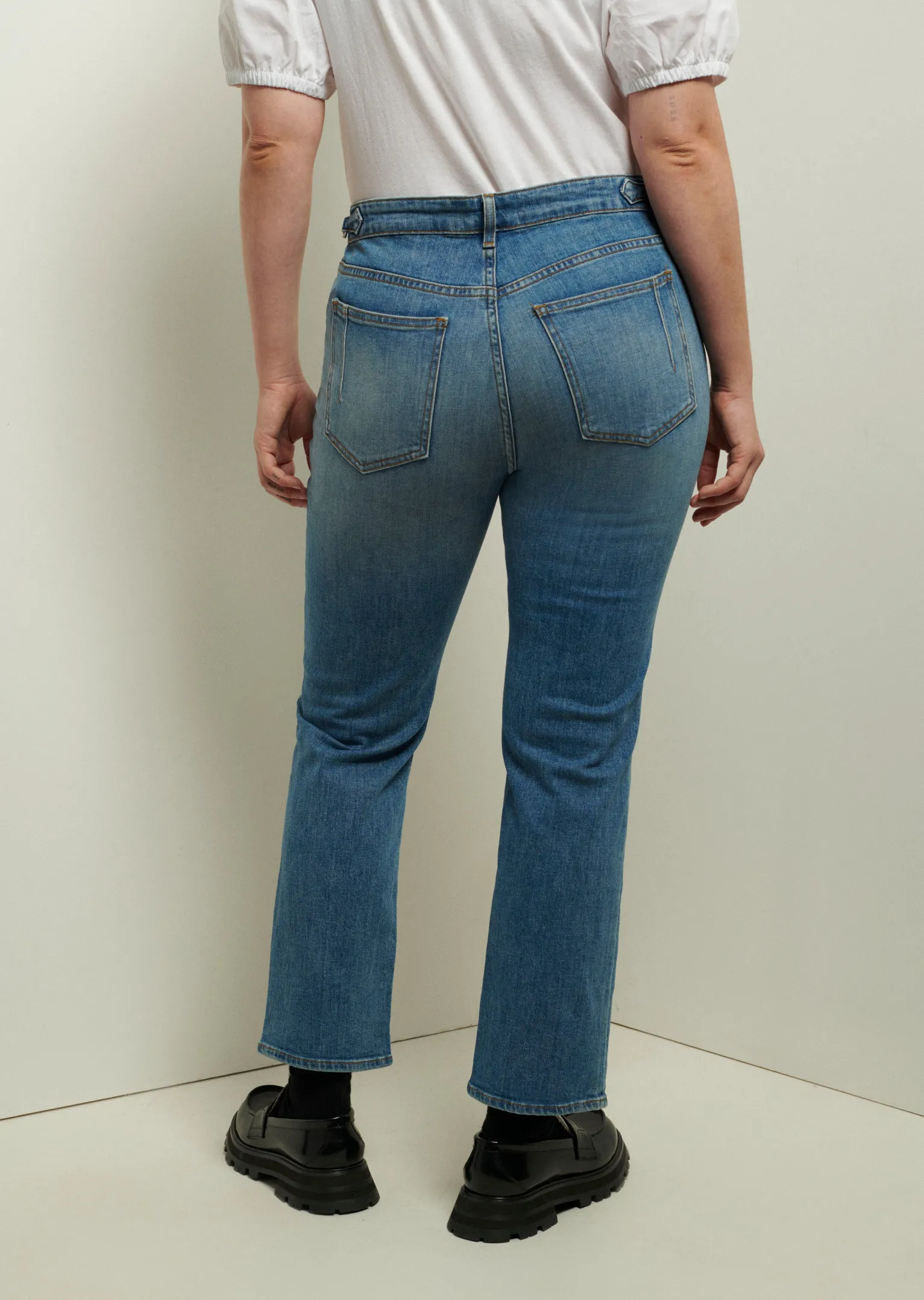 Women Derek Lam Pants & Shorts<Kate High Rise Ankle Straight Leg Jeans