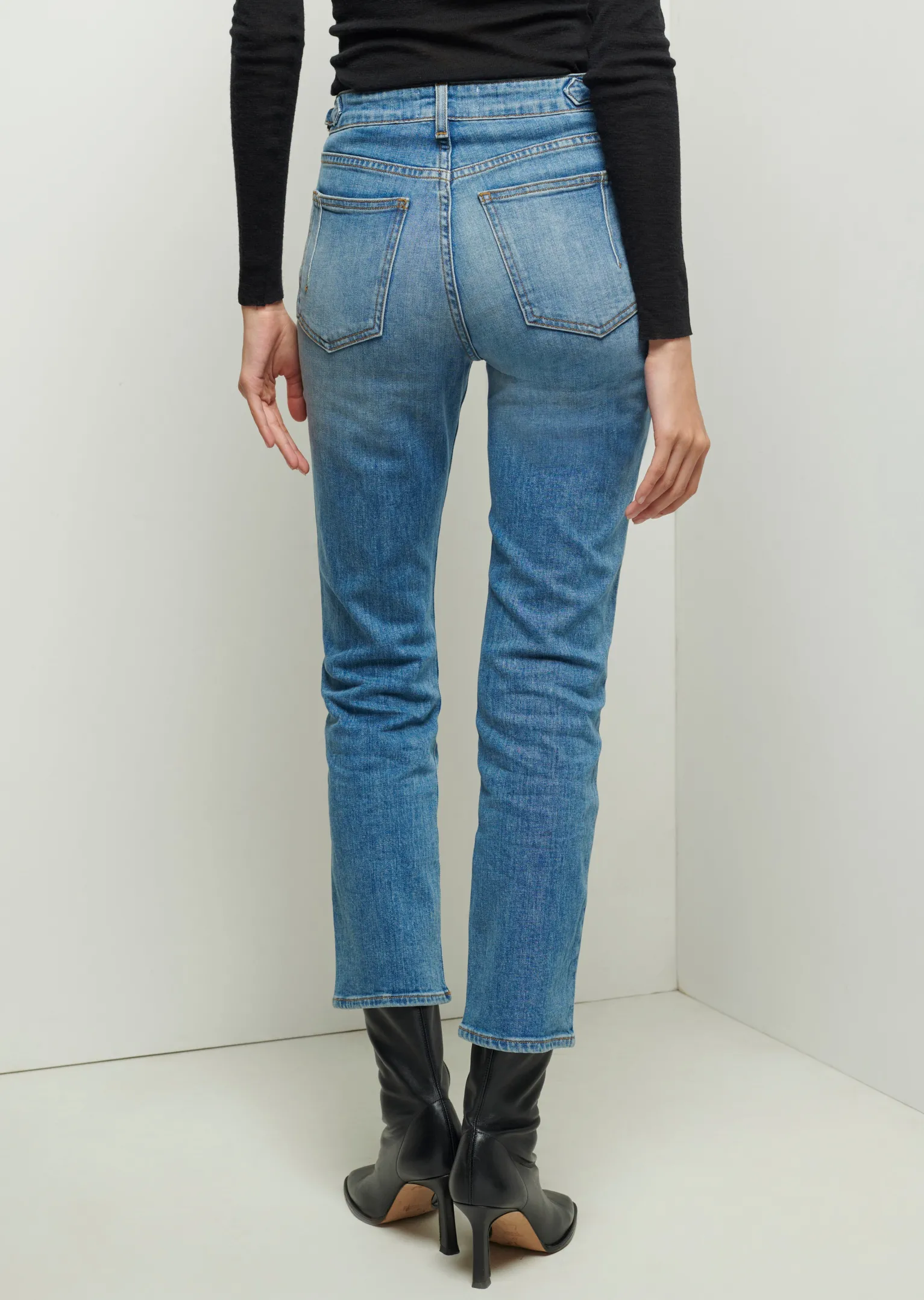 Women Derek Lam Pants & Shorts<Kate High Rise Ankle Straight Leg Jeans