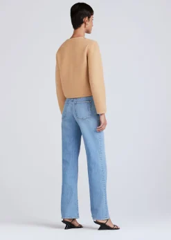 Women Derek Lam Sweaters<Keene Diamond Crew Neck Cardigan