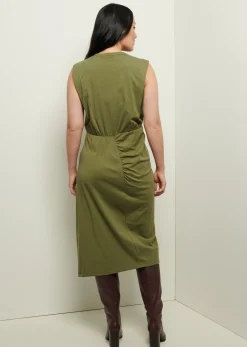Women Derek Lam Essentials<Landry T-Shirt Dress With Twist Wrap Detail