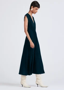 Women Derek Lam Dresses & Skirts<Lea Sleeveless Front Midi Dress