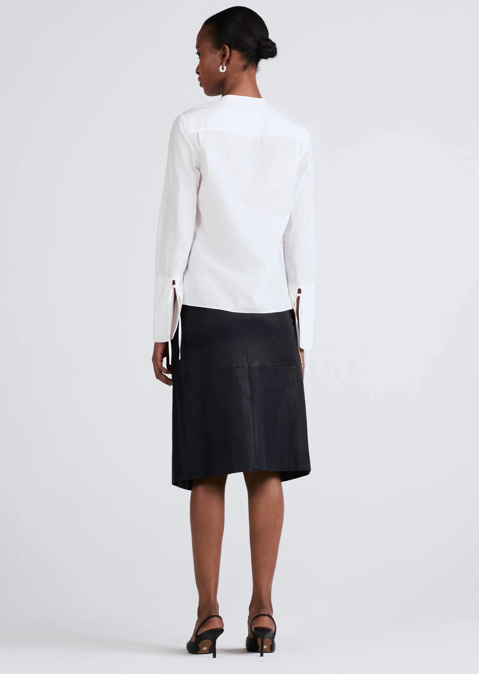 Women Derek Lam Tops<Lila Long Sleeve V-Neck Top