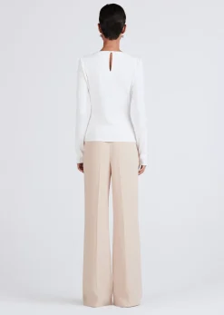 Women Derek Lam Tops<Lison Long Sleeve Crewneck Tee