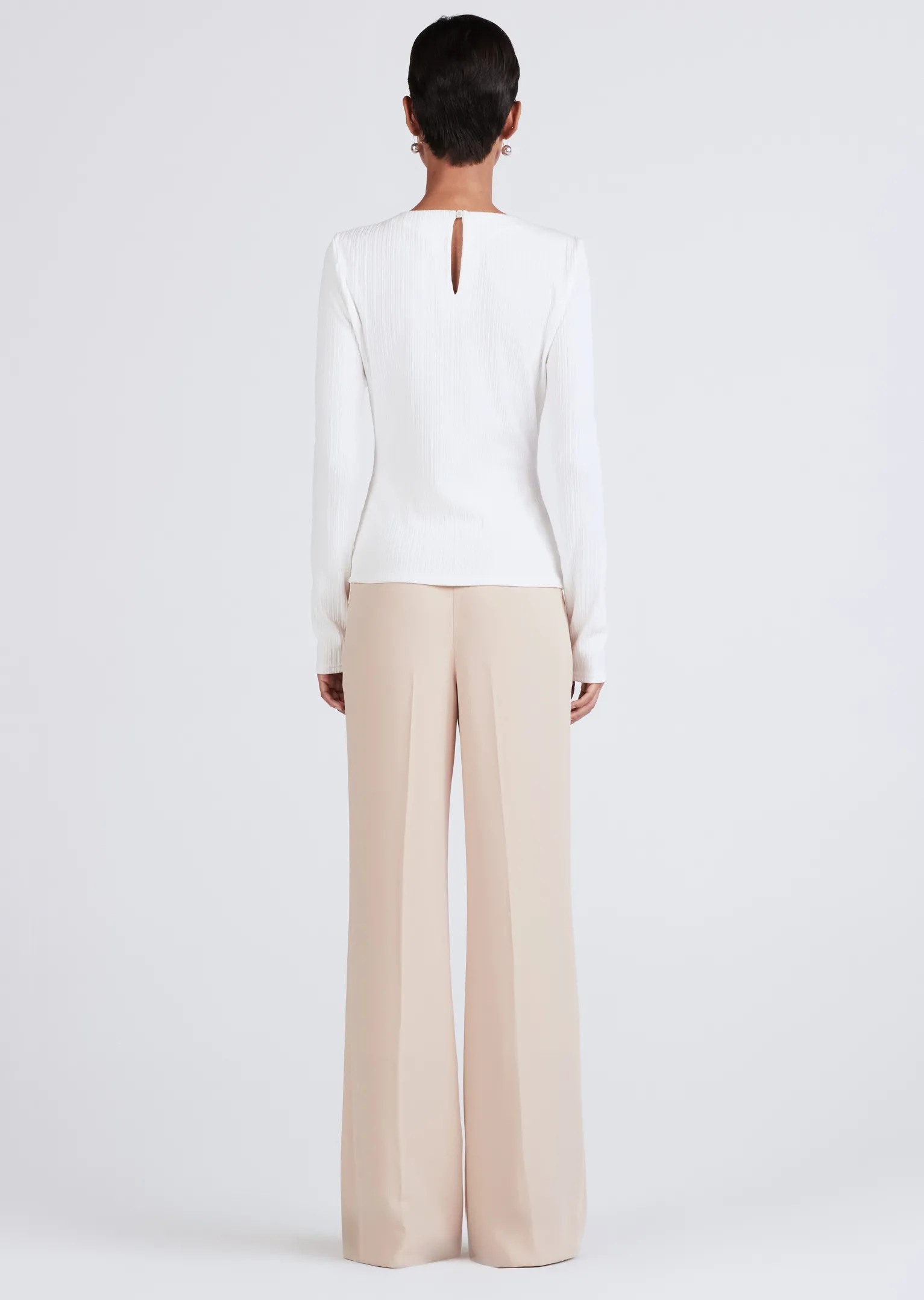 Women Derek Lam Tops<Lison Long Sleeve Crewneck Tee