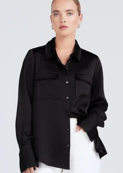 Women Derek Lam Essentials<Lorena Button Down Blouse