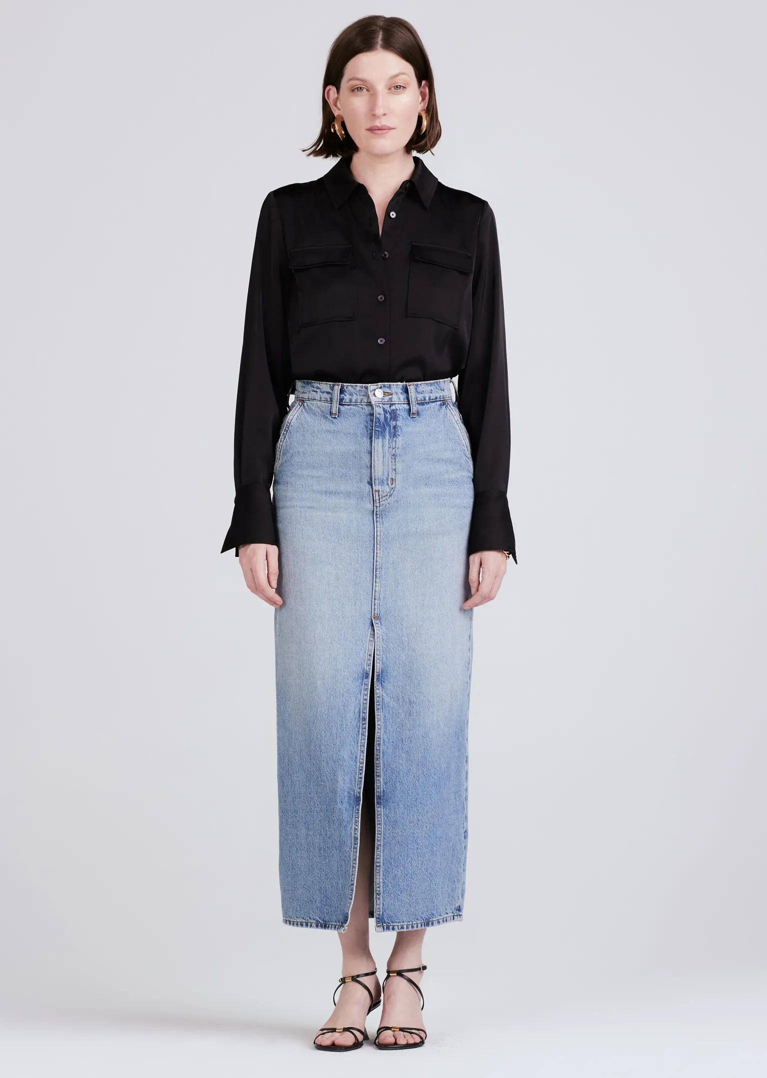 Women Derek Lam Essentials<Lorena Button Down Blouse