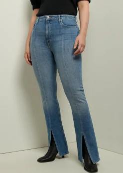 Women Derek Lam Pants & Shorts<Lucia Front Slit Jeans