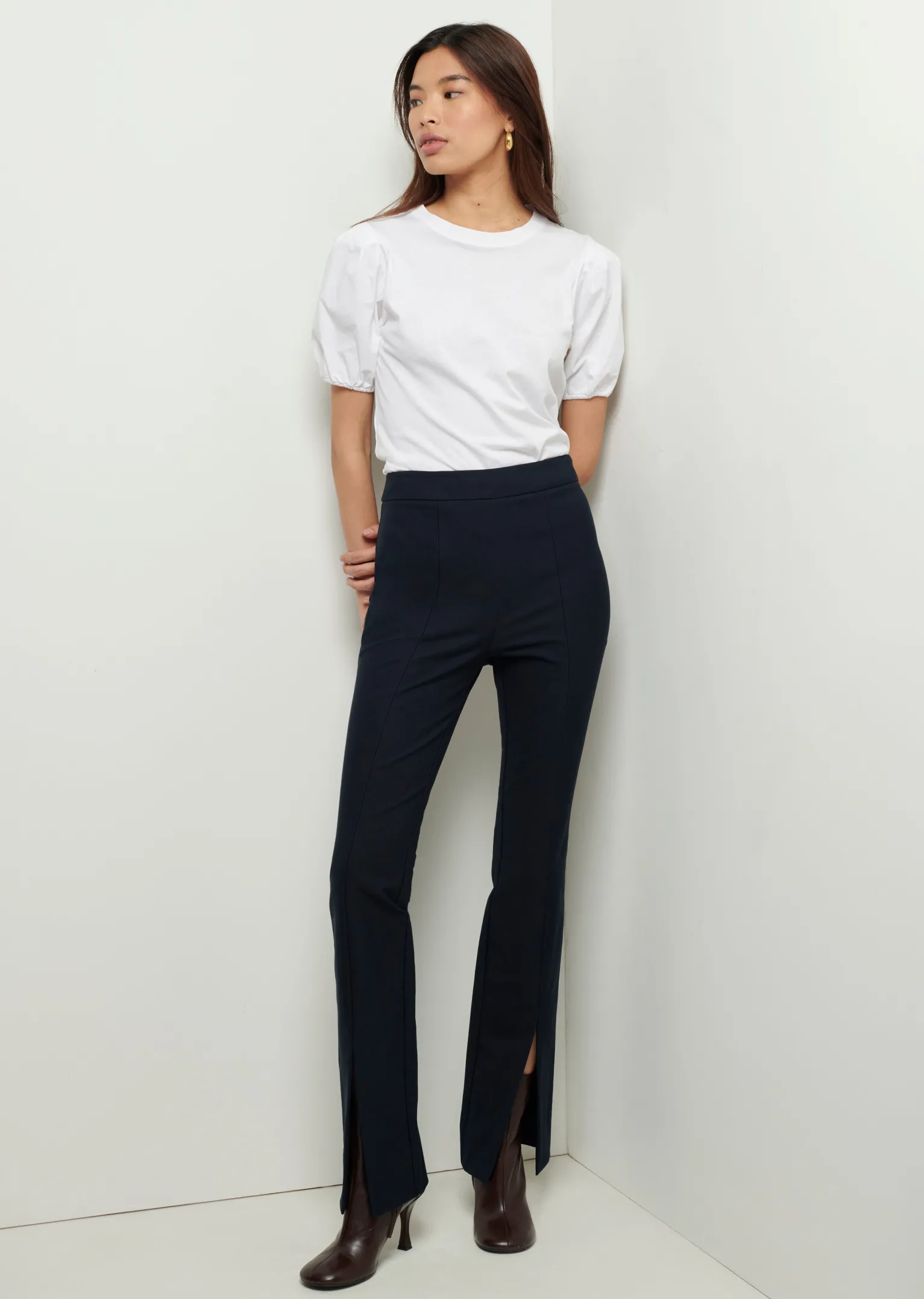 Women Derek Lam Essentials<Lucia Front Slit Trousers