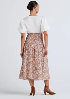 Women Derek Lam Dresses & Skirts<Madani Smocked Skirt