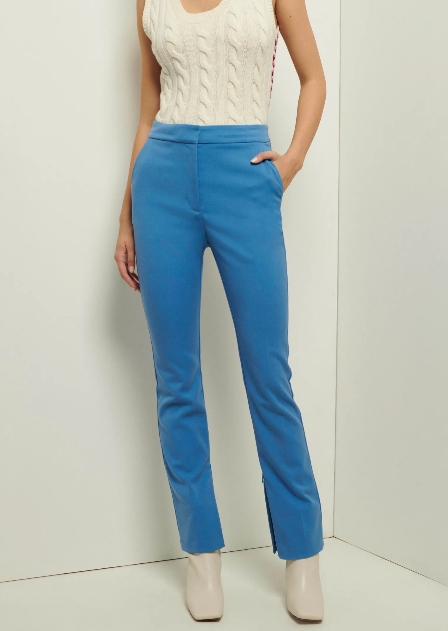 Women Derek Lam Pants & Shorts<Malika Slim Slit Pants