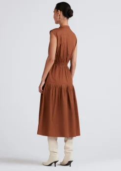 Women Derek Lam Dresses & Skirts<Margaret Waist Tie Sleeveless Midi Dress