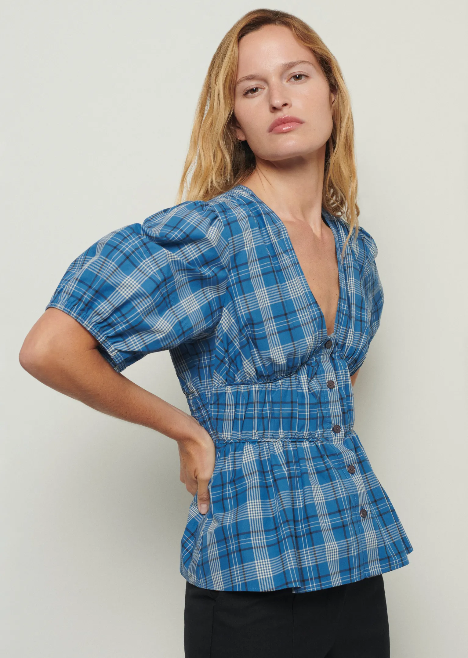 Women Derek Lam Tops<Maureen Balloon Sleeve Top