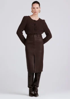 Women Derek Lam Dresses & Skirts<Mia Front Slit Pencil Skirt