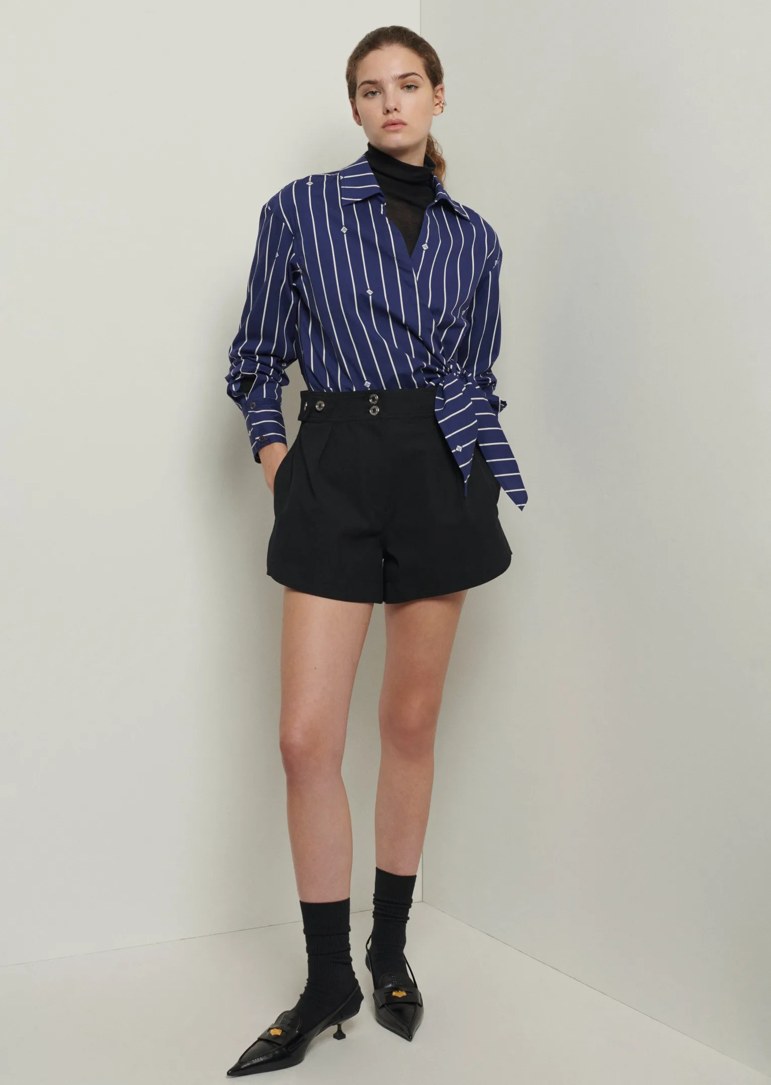 Women Derek Lam Pants & Shorts<Mika Snap Shorts