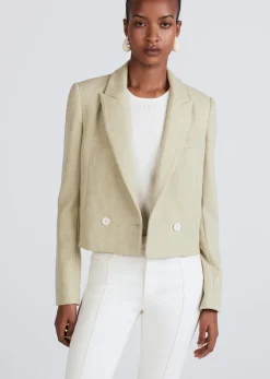 Women Derek Lam Jackets & Coats<Milo Double Breasted Crop Jacket