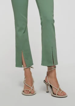 Women Derek Lam Pants & Shorts<Mira Front Slit Crop Flare Jeans
