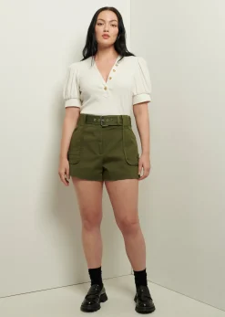 Women Derek Lam Essentials<Monterey Belted Shorts