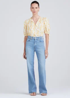 Women Derek Lam Tops<Nora Puff Sleeve Top
