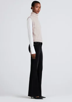 Women Derek Lam Sweaters<Paola Mixed Media Turtleneck Sweater
