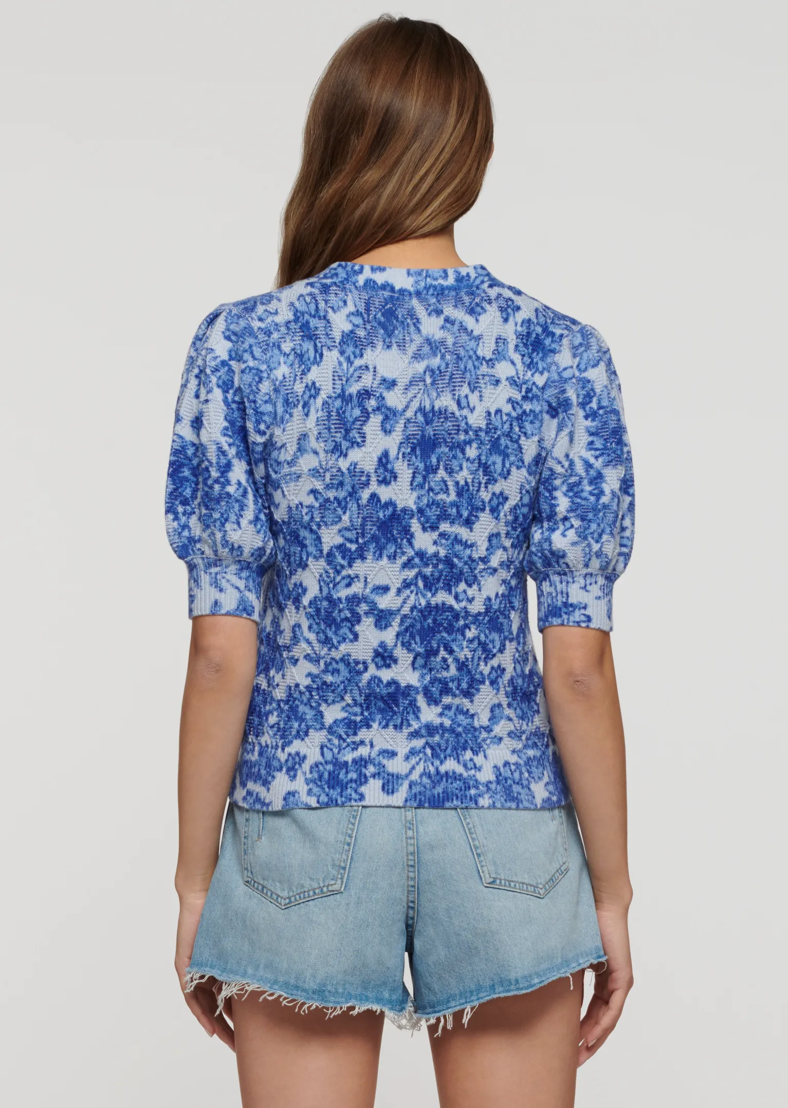 Women Derek Lam Tops<Ray Puff Sleeve Henley Top