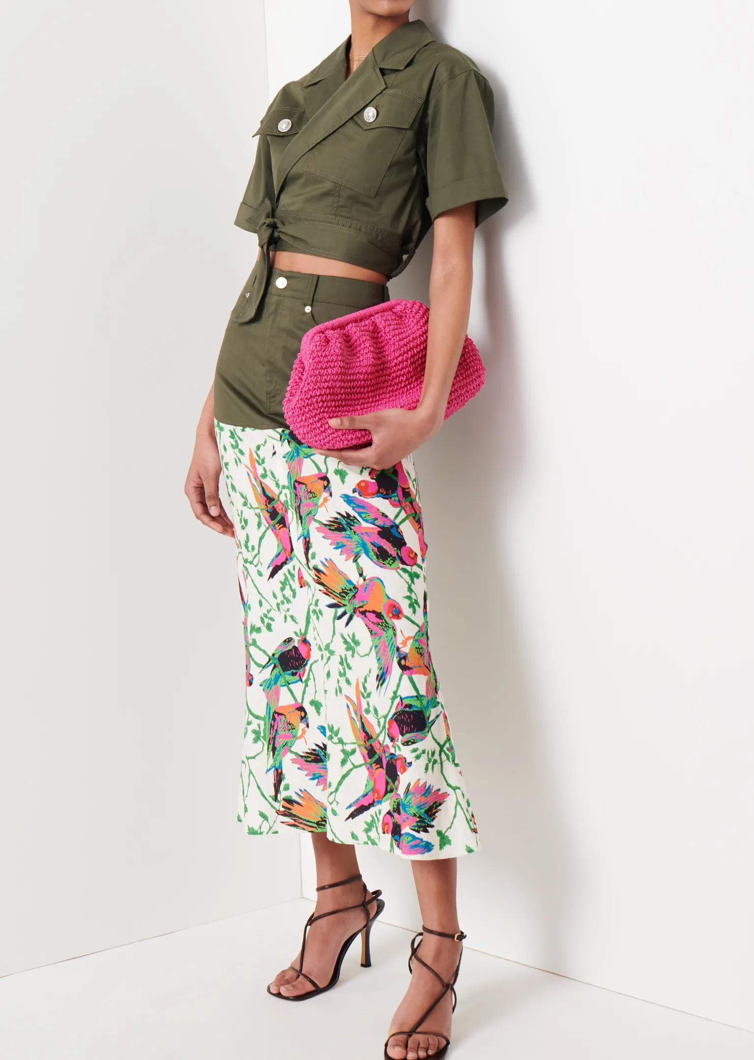 Women Derek Lam Tops<Reagan Utility Wrap Top