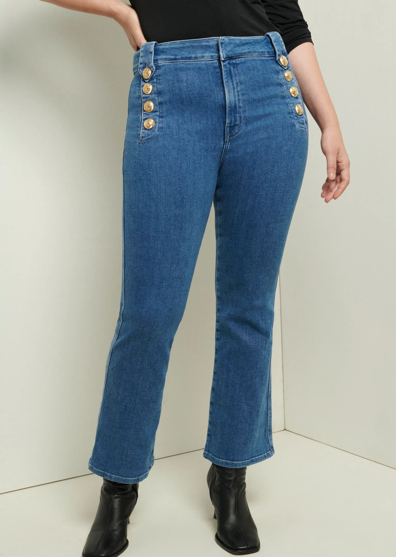 Women Derek Lam Denim<Robertson Crop Flare Jeans