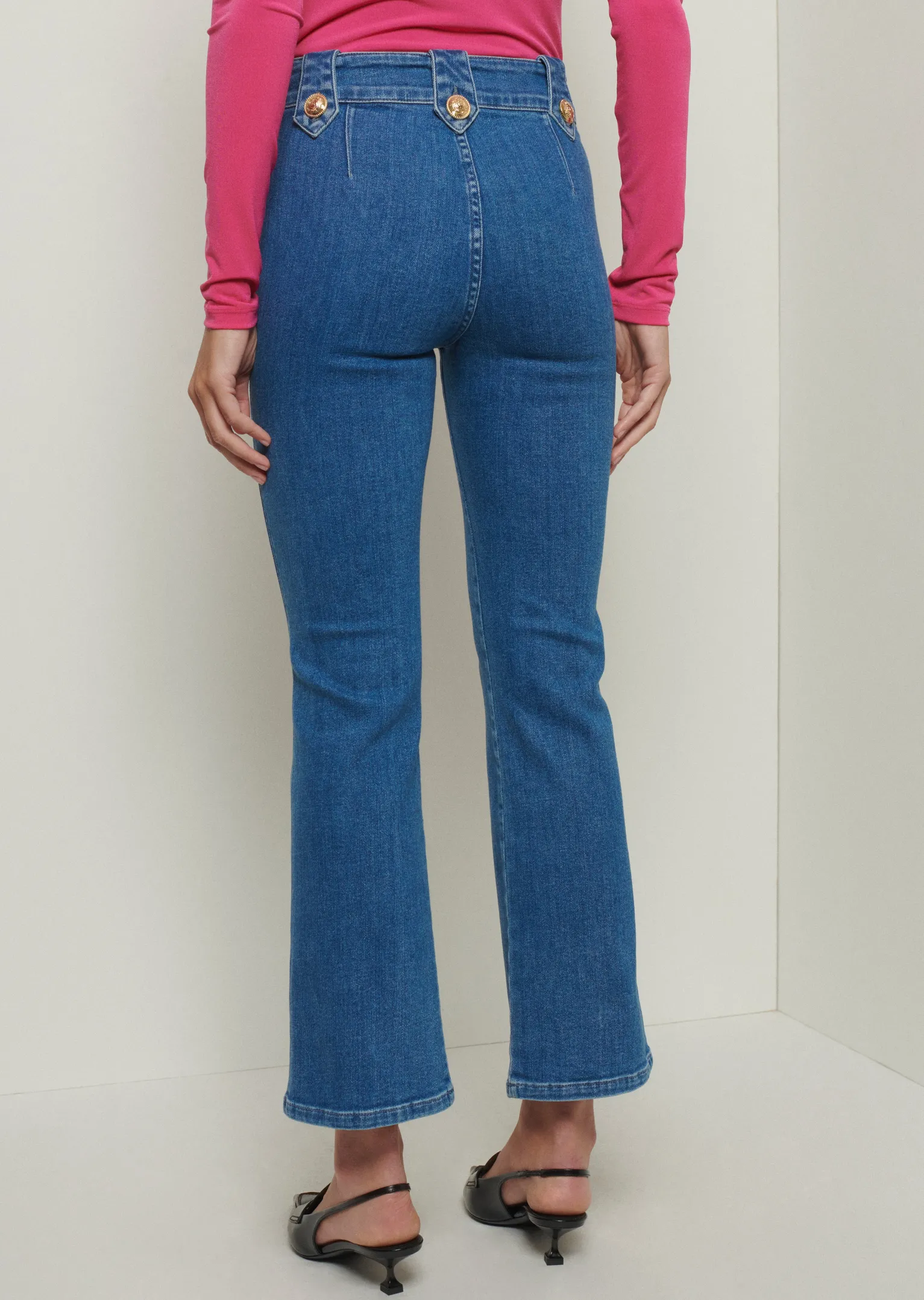 Women Derek Lam Denim<Robertson Crop Flare Jeans
