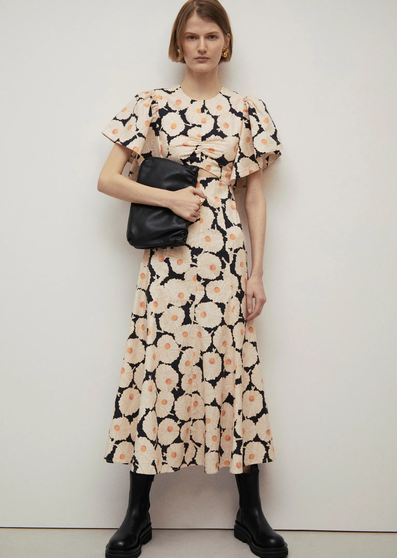 Women Derek Lam Dresses & Skirts<Romilly Flutter Sleeve Dress