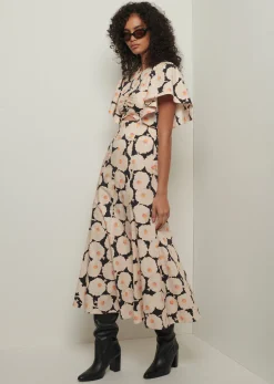 Women Derek Lam Dresses & Skirts<Romilly Flutter Sleeve Dress