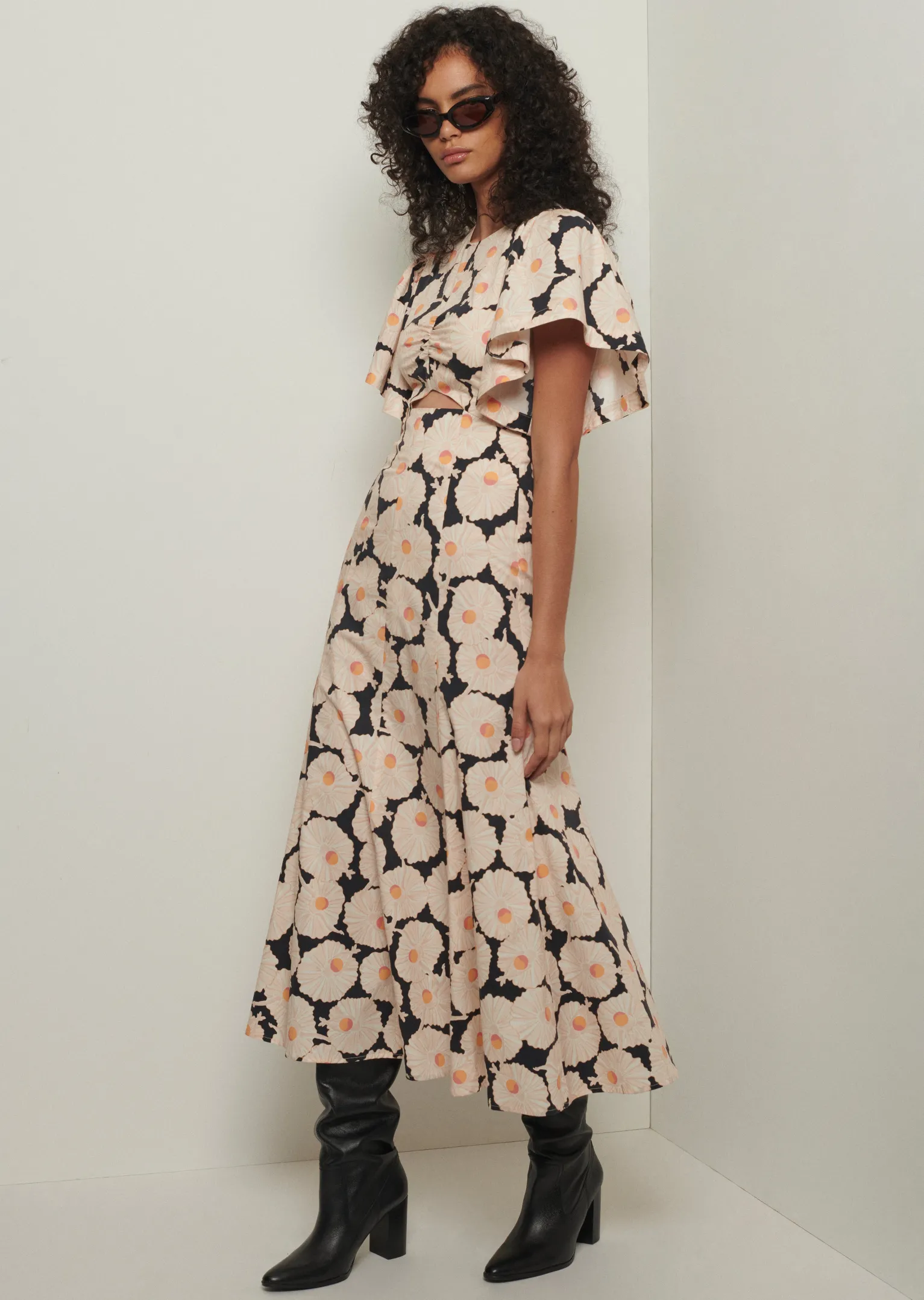 Women Derek Lam Dresses & Skirts<Romilly Flutter Sleeve Dress