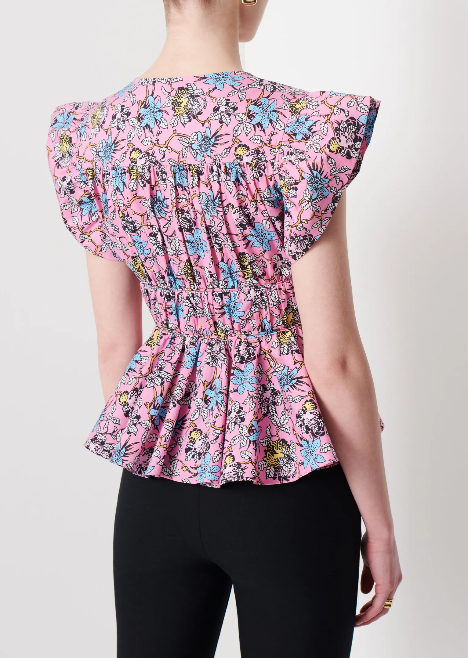 Women Derek Lam Tops<Roselyn Ruffle Sleeve Top