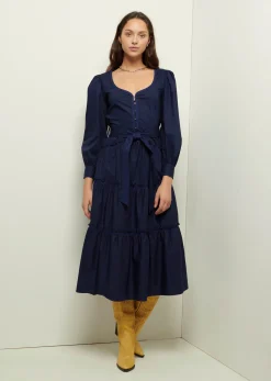 Women Derek Lam Dresses & Skirts<Rowena Long Sleeve Maxi Dress