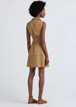 Women Derek Lam Dresses & Skirts<Serena Lace Up Shirt Dress
