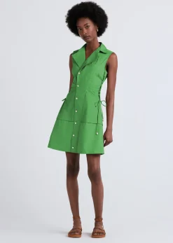 Women Derek Lam Dresses & Skirts<Serena Lace Up Shirt Dress